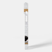 Personalisiert Basketball Jersey Light Blue | Oran Case-Mate iPhone Hülle (Rückseite / Links)