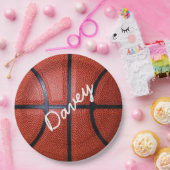Personalisiert Basketball Pappteller (Party)