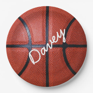 Personalisiert Basketball Pappteller