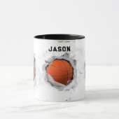 Personalisiert Basketball Tasse (Zentrum)