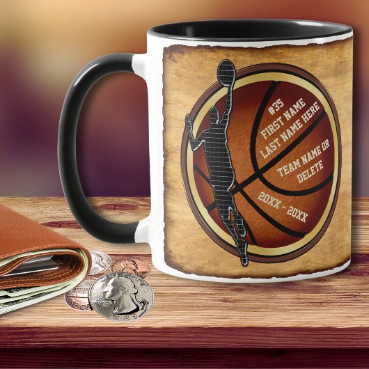 Personalisiert, Basketball-Tasse für Spieler, Trai Tasse