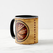 Personalisiert, Basketball-Tasse für Spieler, Trai Tasse (Vorderseite Links)