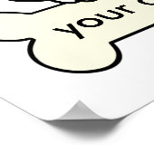 Personalisiert Basset Hound Poster (Ecke)