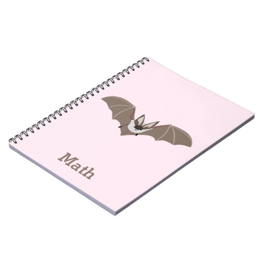 Personalisiert-Bat-Muster-Notebook Notizblock (Linke Seite)