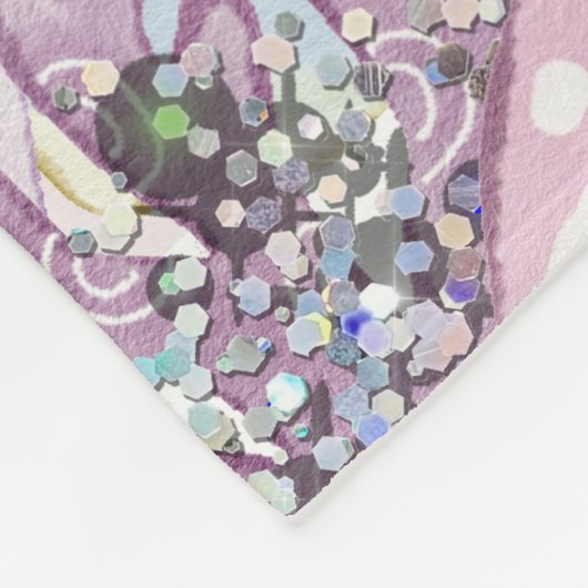 Personalisiert "Be a Mermaid" Fleecedecke (Ecke)