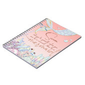 Personalisiert "Be a Mermaid" Notizblock (Linke Seite)