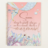 Personalisiert "Be a Mermaid" Planer (Vorderseite)