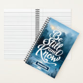 Personalisiert Be Still und Know Christlich Journa Notizblock (Innen)