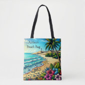 Personalisiert Beach Bag Tasche (Vorderseite)