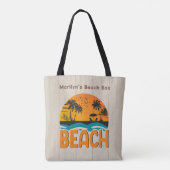 Personalisiert Beach Bag Tasche (Rückseite)