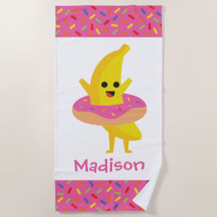Personalisiert Beach Banana Badetuch