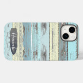 Personalisiert Beach Driftwood Surfboard Case-Mate iPhone Hülle (Rückseite (Horizontal))
