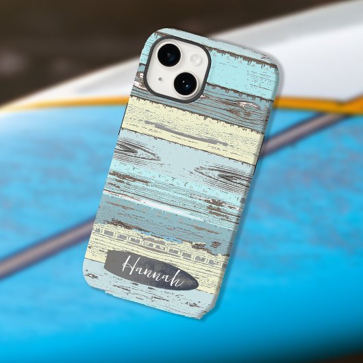 Personalisiert Beach Driftwood Surfboard Case-Mate iPhone Hülle
