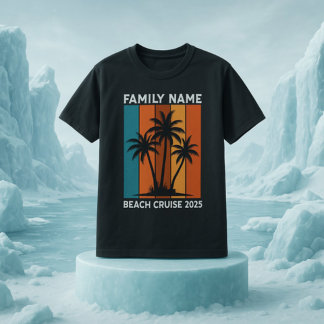 Personalisiert Beach Family Wiedersehen Cruise T-Shirt