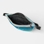 Personalisiert Beach Foto Blue Bauchtasche (Offen)