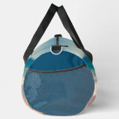Personalisiert Beach Foto Blue Duffle Bag (Rechts)