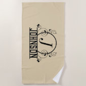 Personalisiert Beach Handtuch Individuelle Name Ba (Vorderseite)
