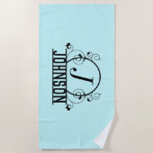 Personalisiert Beach Handtuch Individuelle Name Ha (Vorderseite)