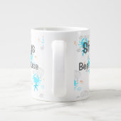 Personalisiert Beach House Kaffee Tasse (Rückseite)