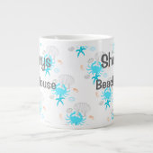 Personalisiert Beach House Kaffee Tasse (Vorderseite)