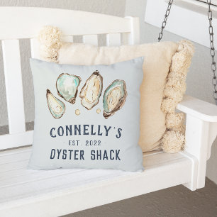 Personalisiert Beach House Oyster Shack Kissen