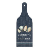 Personalisiert Beach House Oyster Shack Schneidebrett (Vorderseite)
