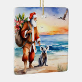 Personalisiert Beach Koala Bear Australien Weihnac Keramikornament (Rechts)