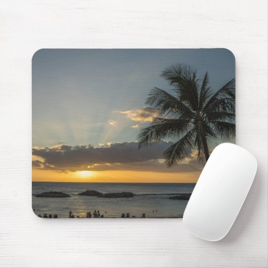 Personalisiert Beach Palm Tree Tropical Mousepad (Mit Mouse)