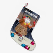 Personalisiert Beach Party Weihnachten Strumpf Kleiner Weihnachtsstrumpf (Vorderansicht (hängend))