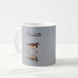 Personalisiert Beach Sandpiper Kaffeetasse