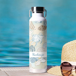 Personalisiert Beach Seashells Summer Trinkflasche