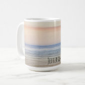 Personalisiert Beach Sunset Kaffeetasse (Vorderseite Links)