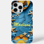 Personalisiert Beach Theme iPhone Case - Individue (Rückseite)