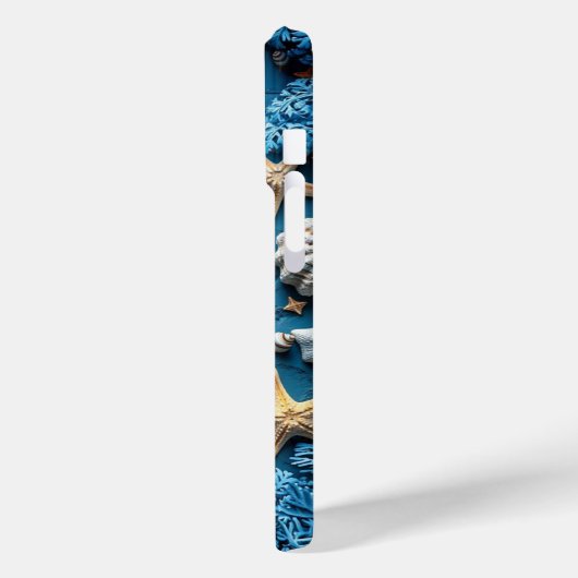 Personalisiert Beach Theme iPhone Case - Individue (Rückseite / Links)