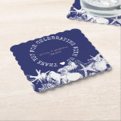 Personalisiert Beach Wedding Gefallen Party Unters Untersetzer (angewinkelt)