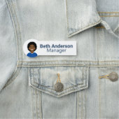 Personalisiert bearbeitbar namensschild (Beispiel)