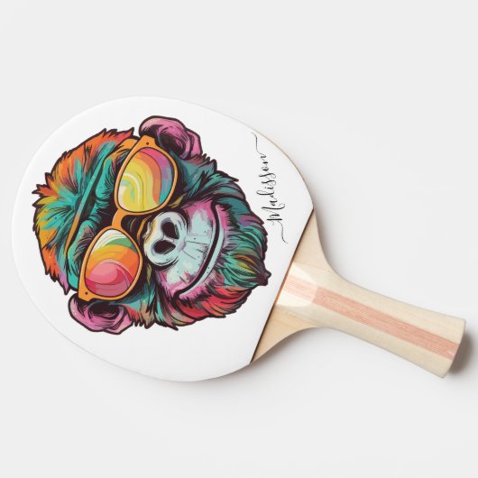 Personalisiert bearbeitbar tischtennis schläger (Seitenansicht)