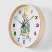Personalisiert Beatrix Potter Peter, Kaninchen Uhr (Winkel)