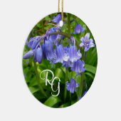 Personalisiert Beautiful Bluebell Keramik Ornament (Rechts)