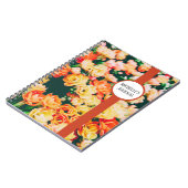 Personalisiert Beautiful Floral Journal / Notebook Notizblock (Linke Seite)