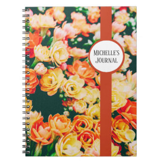 Personalisiert Beautiful Floral Journal / Notebook Notizblock