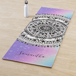 Personalisiert Beautiful Mandala Rainbow Yoga Mat Yogamatte