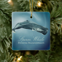 Personalisiert Beautiful Sperm Whale Weihnachten