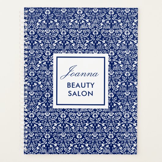 Personalisiert Beauty Salon William Morris Planner Planer (Vorderseite)