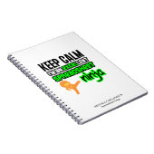 Personalisiert Behalten Calm EXCELlent SPREADSHEET Notizblock (Rechte Seite)