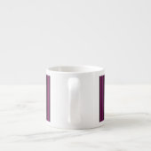 Personalisiert BEHALTEN CALM Ihren Text Fuchsia St Espressotasse (Rückseite)