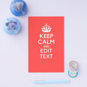 Personalisiert BEHALTEN CALM und haben Sie Ihren T Flyer (Einzeln)