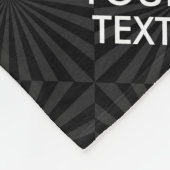 Personalisiert BEHALTEN CALM und Ihr Text auf Bers Fleecedecke (Ecke)