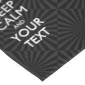 Personalisiert BEHALTEN CALM und Ihr Text auf Bers Tischdecke (Schrägansicht)