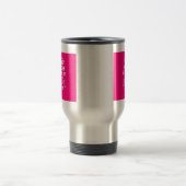 Personalisiert BEHALTEN CALM und Ihr Text auf Fuch Reisebecher (Mittel)